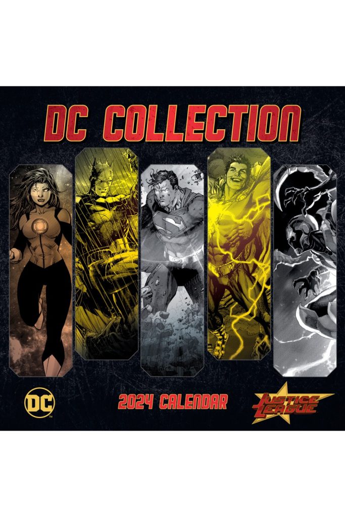 DC Comics Square Wall Calendar 2024 Grange Communications   DC COMICS 12x12 CAL 2024 Main 683x1024 