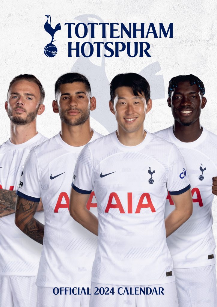 Tottenham Hotspur A3 Wall Calendar 2024 Grange Communications