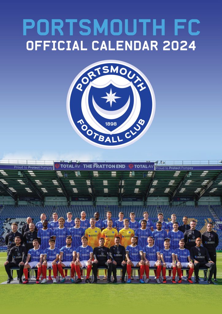 Portsmouth FC A3 Wall Calendar 2024 Grange Communications   9781915295958 Main 724x1024 