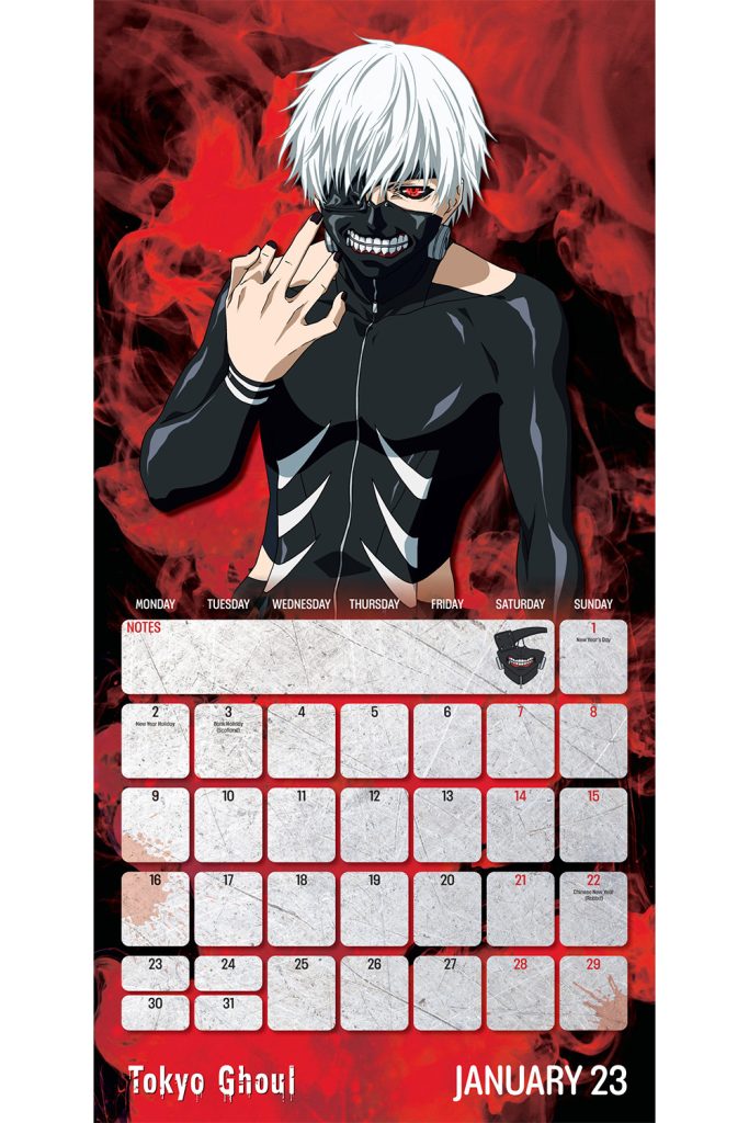 Tokyo Ghoul Square Wall Calendar 2023 Grange Communications