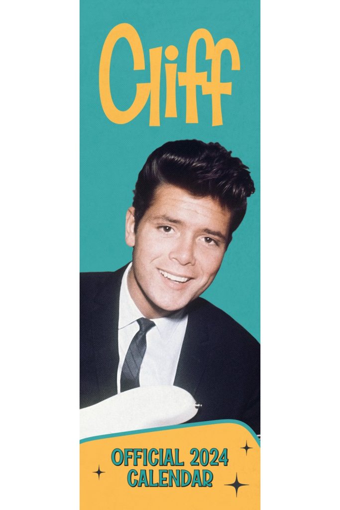 Cliff Richard Slim Wall Calendar 2024 Grange Communications