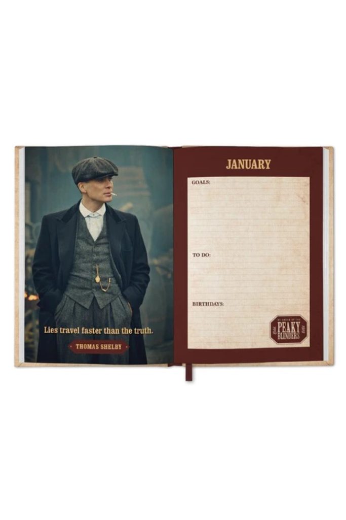 Official Peaky Blinders A5 Diary 2024 Grange Communications