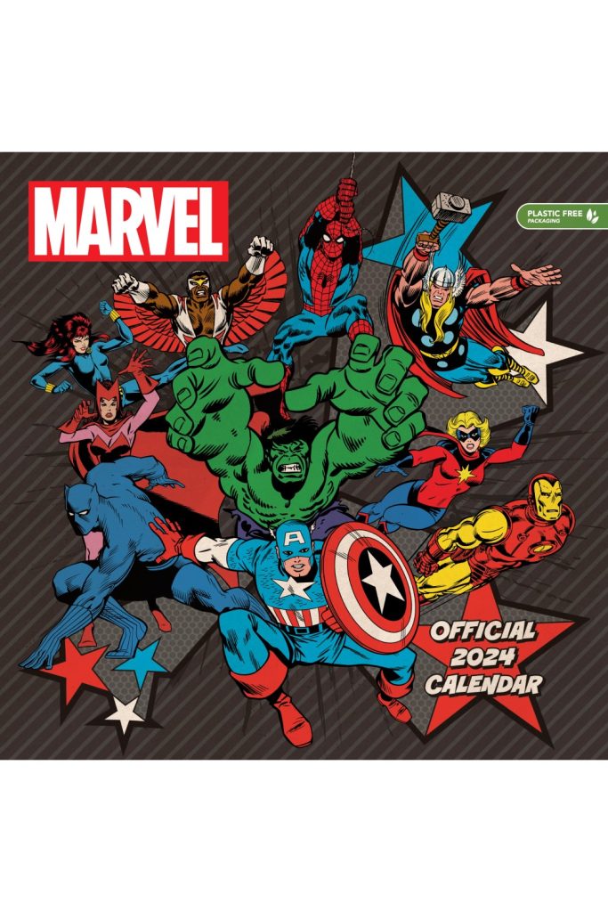 Marvel Comics Square Wall Calendar 2024 - Grange Communications